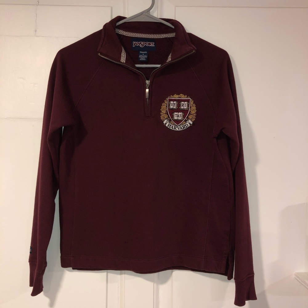 Harvard sweatshirt/quarter zip